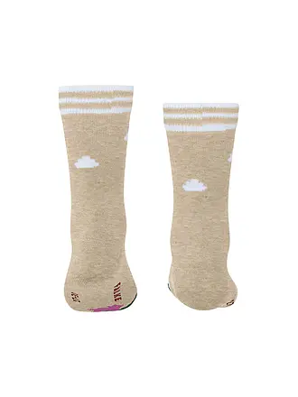 FALKE | Chaussettes pour garçons FARM LIFE sable chiné | beige